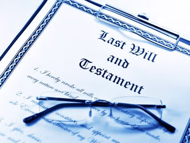 Last will document reviewed with a personal injury attorney providing estate legal services in Tracy